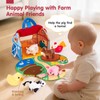 hahaland Baby Toys 6-12 Months - Surprise Barn with Stuffed