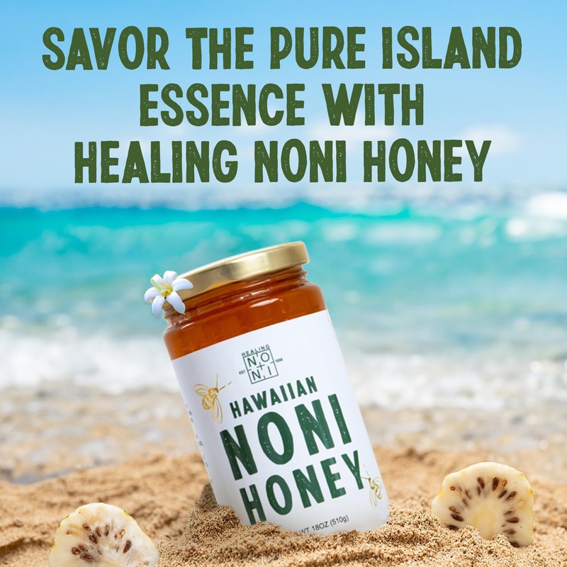 Healing Noni - Hawaiian Honey - Farm Direct - 1-Pack