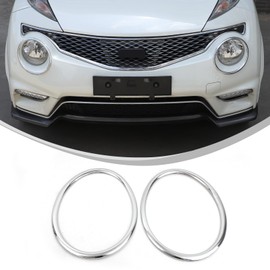 PIUGILH Car Fog Light Decorative Ring Suitable for Nissan Juke 2014-2025, Fog Light Frame Compatible with Infiniti ESQ, Exterior Trim Accessories