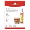 Red Devil 0662 Pre-Mixed Glazing Compound, 1/2 Pint