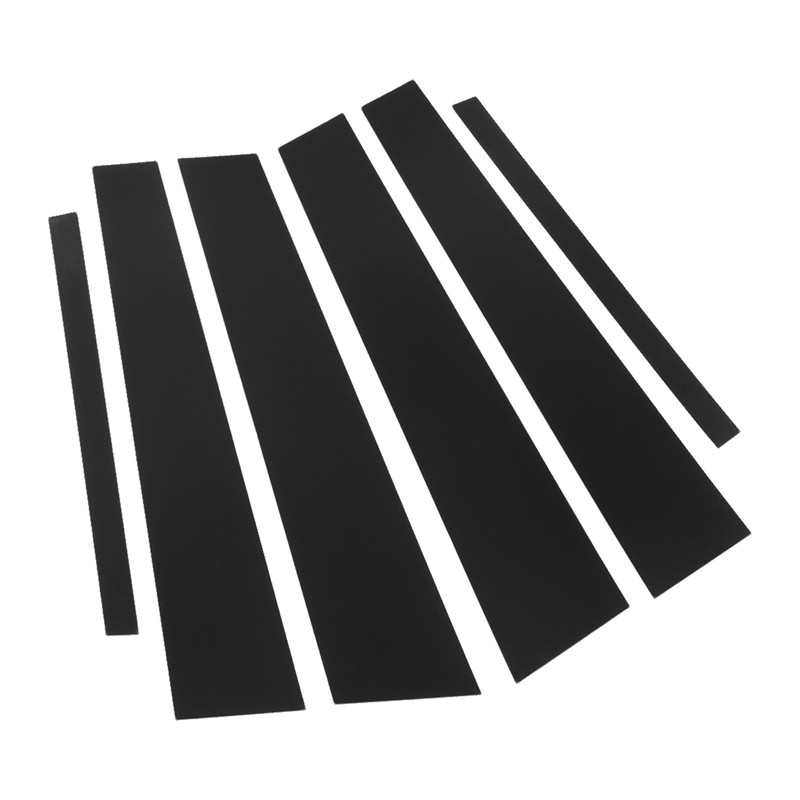 Side Pillar Post Trim 4D Style Glossy Black Replacement for