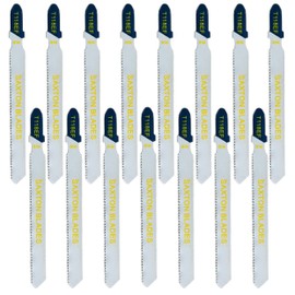 15 x Saxton Metal Aluminium Jigsaw blades T118EF fit Bosch, Dewalt, Makita