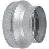 VezoWorks 8" to 6" Inch Duct Pipe Adapter - Galvanized
