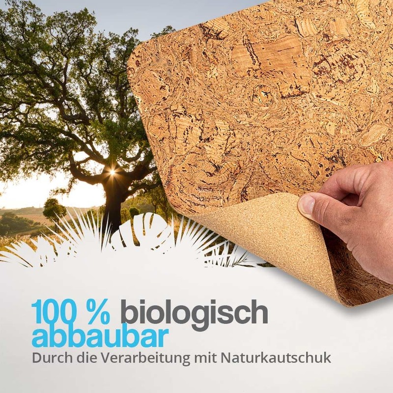 Tuuters Cork Place Mats Set of 4 Natural (40 x
