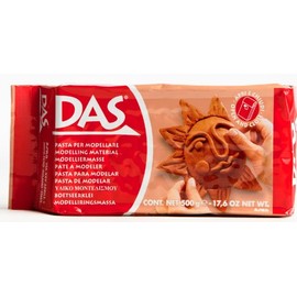 Terracotta 500g Block Das Air Drying Modelling Clay Craft Pottery Design by DAS