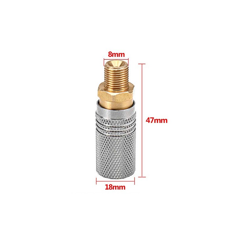 Sknrlko Metal Extended PCP Air Charging Quick Release Adapter Socket