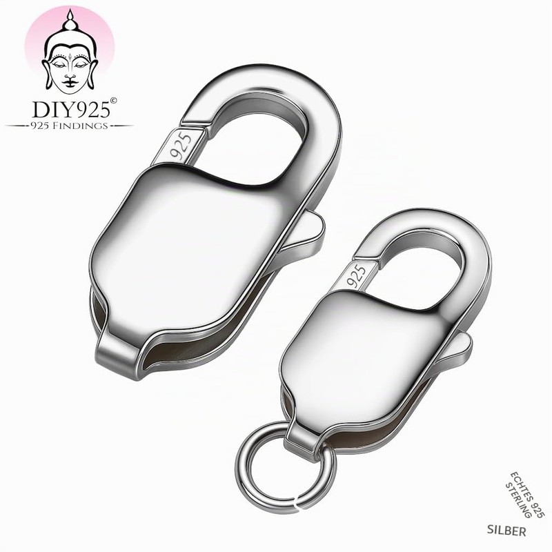 My-Bead Chain Clasp 925 Silver 16 mm (20 mm) Large