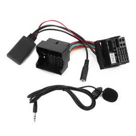 Car Bluetooth Aux Adapter, Auxiliary Audio Wire Cable Adapter with Microphone, Car Bluetooth AUX Module Replacement for RNS 510 RNS 310 RCD 300 RCD 310 RCD 510