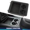 PIT66 Center Console Tray Cup Holder Bezel Compatible with 2007-2013