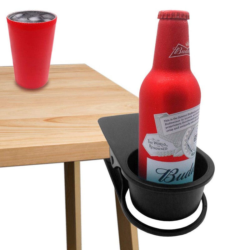 HOLLIHI Drink Bottle Holder Clip for Table Office