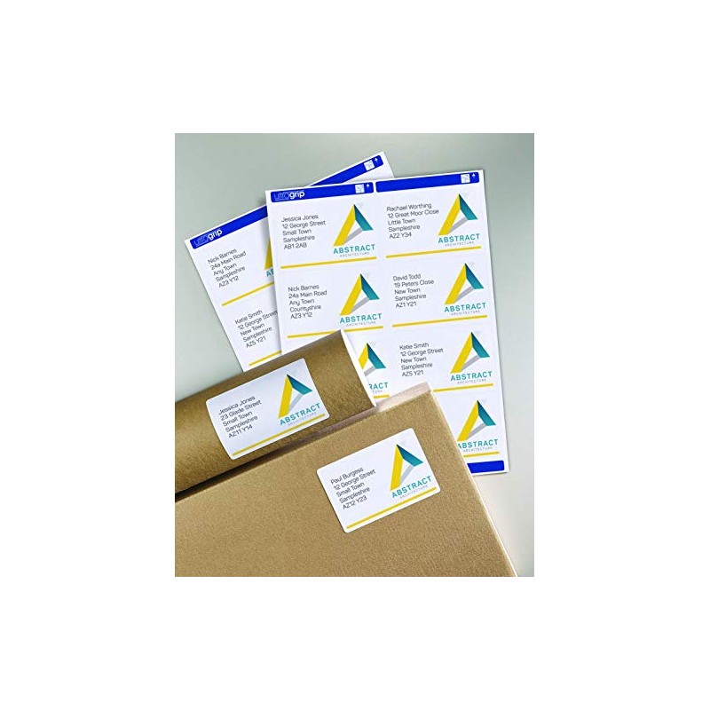 Avery Printable, Customisable Address Mailing Labels, Laser Printers, 4 Labels