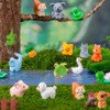 46pcs Mini Resin Animal Styles Tiny Resin Animals
