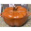 Staub Ceramic Pumpkin Cocotte 5” .5 Qt Cinnamon Orange NIB