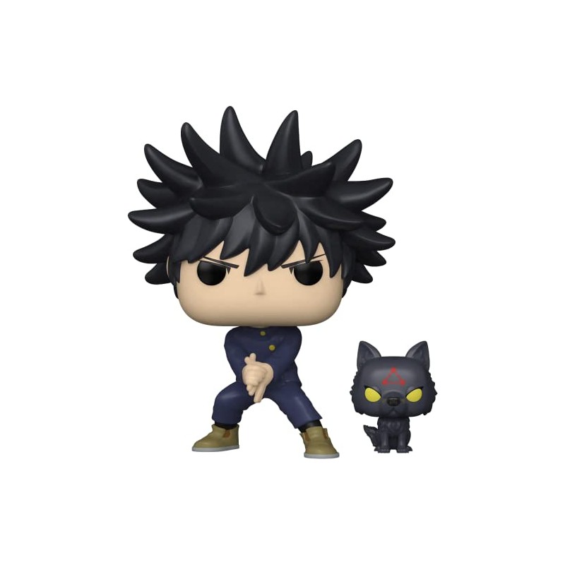 Megumi Fushiguro w/Divine Dog: P o p ! Animation Vinyl Figurine Bundle with