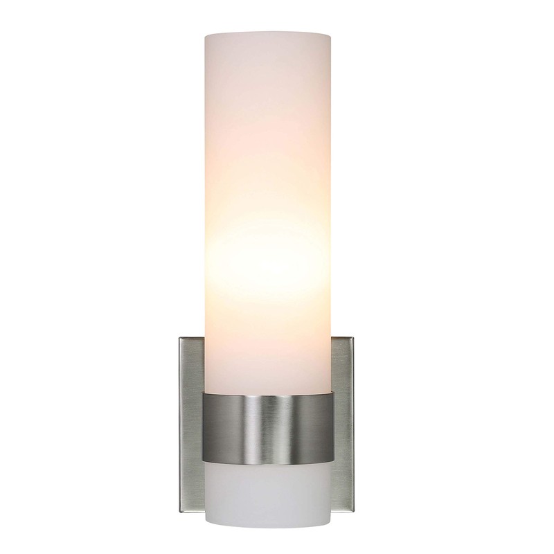 XiNBEi Lighting Wall Light ADA Wall Sconce with Opal Cylinder