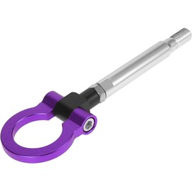 MACHSWON Purple Aluminum Alloy Front Bumper Tow Hook Trailer Ring Eye Towing Screw car for Subaru