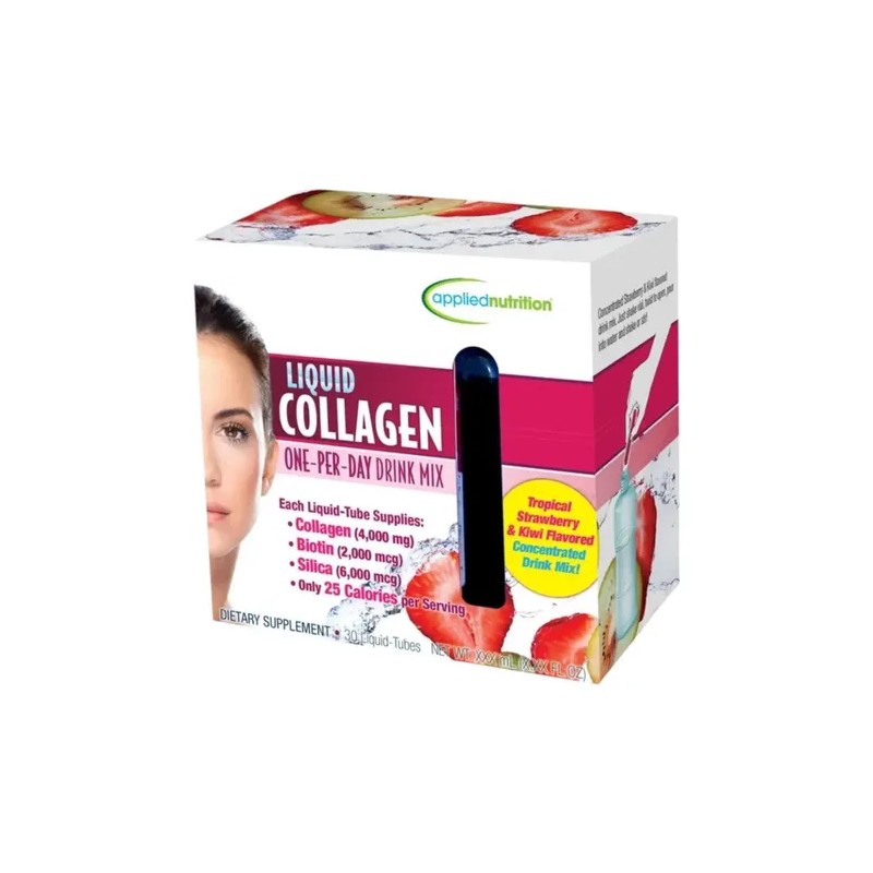 Applied Nutrition Colageno Liquido, Una Por Dia 300ml Sabor Mezcla