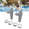 Pool Shut Off Valve PVC Simple Installation Pool Plunger Valves