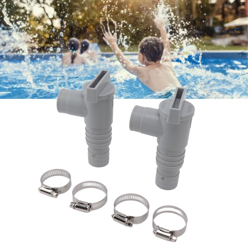 Pool Shut Off Valve PVC Simple Installation Pool Plunger Valves