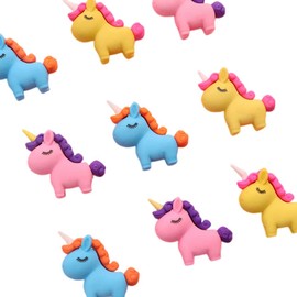Feifei’S Bow 36PCS Thomas Train Unicorn Dinosaur Rubbers Pencil Eraser Erasers Rubber for Kids School Stationary Party Favour Bag Fillers Gift Set (Unicorn)