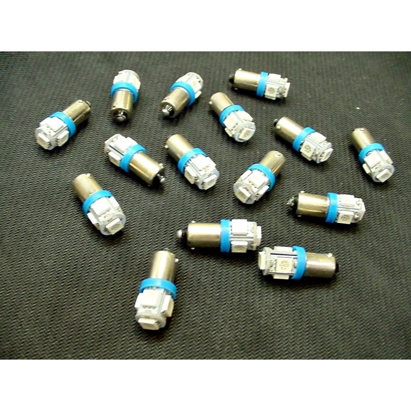 Lumiglow 15 COOL Blue 5 LED Instrument Panel Dashboard Lights