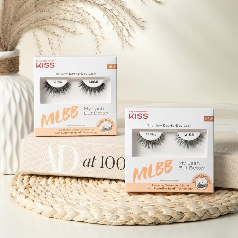 KISS My Lash But Better, False Eyelashes, 'All Mine', 10mm,