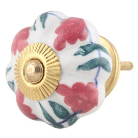 IndianShelf 14 Pieces Royal Ceramic Pink Drawer Knobs for Kitchen Cabinet Hardware Door Decorative Dresser Pulls Luxury Crafted By Hand