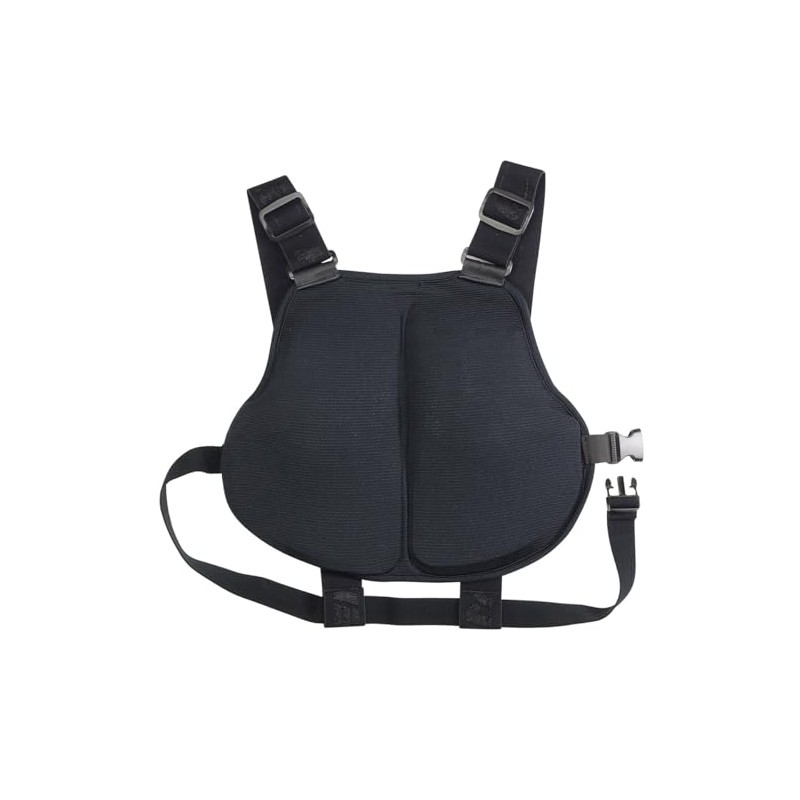 Komine SK-816 1370 Motorcycle Flex Chest Protector, Black, Free