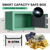 Bostra Fireproof Safe Box with Sensor Light & Fireproof Bag,