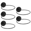 Operitacx Wall-Mounted Ball Holder, Universal Iron Football Holder Basketball Holder,