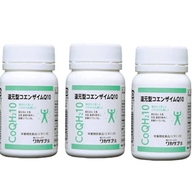 【×3個】ワカサプリ 還元型コエンザイムQ10 60粒