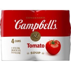 Campbell's Condensed Tomato Soup, 10.75 oz Can (4 Pack)