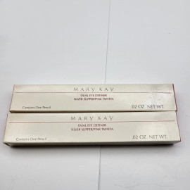 Mary Kay Duel eye definer Silver slipper & Pink taffeta eye liner lot of 2 New