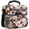 FlowFly Insulated Lunch Bag Adult Lunch Box Large Tote Double