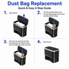 10-Pack 3.5L Dust Bags Compatible with MAMNV D13S MAX Robot