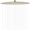 GGStudy High Pressure Round Brushed Gold Shower Head 16 Inches