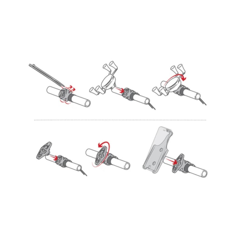 ラムマウント(RAM MOUNTS) ベース部 自転車用 EZ-On/Offマウント RAP-274-1U