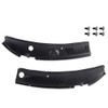 New 2-Piece Windshield Wiper Cowl Vent Grille Panel Hood Assembly