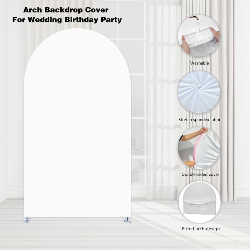 Something Blue Before I Do Arch Backdrop Cover for Bridal