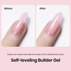 RARJSM Nude Light Pink Builder Gel for Nails Strengthener in