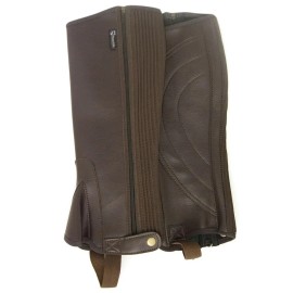 REQUISITE Kids' Synthetic Riding Chaps (Small) Brown