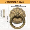 Litoexpe 6 Pcs Vintage Cabinet Pulls Handles, Vintage Antique Brass
