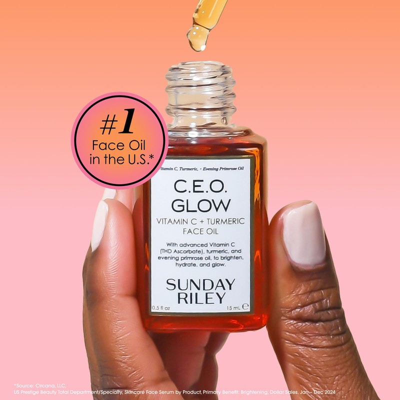 Sunday Riley C.E.O. Glow Vitamin C & Turmeric Face Oil,