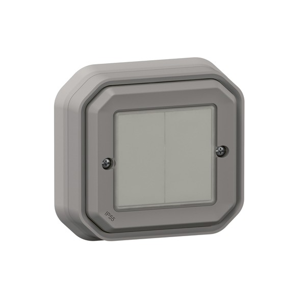 LEGRAND, Plexo New Wet Room Connected Smart Home Double Switch,