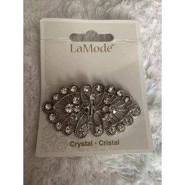 Bliss New LaMode crystal Hearts rhinestone 2 3/4 Inch Slide buckle