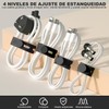 15 Piezas Organizador de Cables, Silicona Sujeta Cables Reutilizable Lavable,