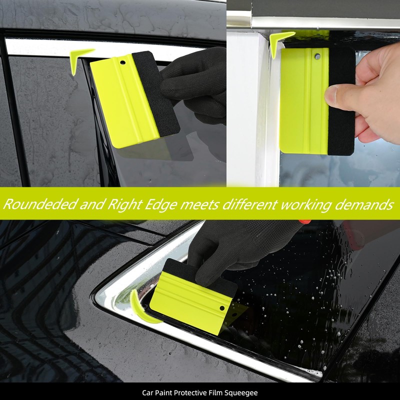 EHDIS Vinyl Wrap Squeegee Kit - 2pcs Felt Edge Squeegee
