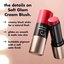 Stick De Rubor En Crema E.l.f. Soft Glam Vegano Gumball