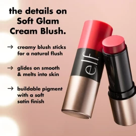 Stick De Rubor En Crema E.l.f. Soft Glam Vegano Gumball