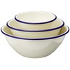 Wiltshire Enamel Mixing Bowl 3 Piece Set, Blue
